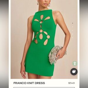 CULT GAIA FRANCO KNIT DRESS - Green